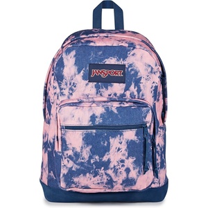 image:imageJanSport Right Pack Expressions Backpack  Main Compartment 15inch Padded Laptop Compartment Side Water Bottle Pocket Utility Pocket with Zippered Rain Flap Denim Wash BlackDenim Wash Mauve