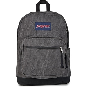 image:imageJanSport Right Pack Expressions Backpack  Main Compartment 15inch Padded Laptop Compartment Side Water Bottle Pocket Utility Pocket with Zippered Rain Flap Denim Wash BlackAged Canvas BlackOxfordBlack