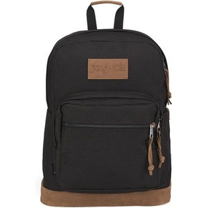 image:imageJanSport Right Pack Premium Backpack  Daypack with 15 Laptop Sleeve Main Compartment Water Bottle Pocket Oyster MushroomBlack