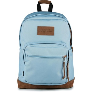 image:imageJanSport Right Pack Premium Backpack  Daypack with 15 Laptop Sleeve Main Compartment Water Bottle Pocket Oyster MushroomBlue Dusk