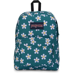 image:imageJanSport SuperBreak One Backpack  Durable Lightweight Bag with 1 Main Compartment Front Utility Pocket with Builtin Organizer Premium Backpack Cyberspace GalaxyPrecious Petals
