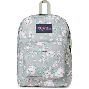image:imageJanSport SuperBreak One Backpack  Durable Lightweight Bag with 1 Main Compartment Front Utility Pocket with Builtin Organizer Premium Backpack Cyberspace GalaxyGarden Roses Silver