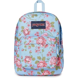 image:imageJanSport SuperBreak One Backpack  Durable Lightweight Bag with 1 Main Compartment Front Utility Pocket with Builtin Organizer Premium Backpack Cyberspace GalaxyGarden Roses Hydrangea
