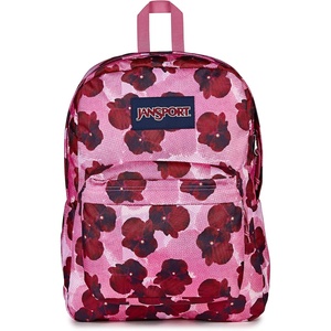 image:imageJanSport SuperBreak One Backpack  Durable Lightweight Bookbag with 1 Main Compartment Front Utility Pocket with Builtin Organizer  Premium Backpack Faded Floral Fresh MintPop Art Pansies