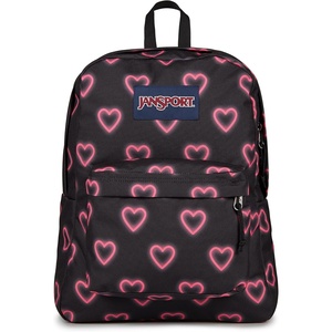 image:imageJanSport SuperBreak One Backpack  Durable Lightweight Bookbag with 1 Main Compartment Front Utility Pocket with Builtin Organizer  Premium Backpack Faded Floral Fresh MintHappy Hearts Black