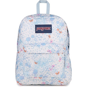 image:imageJanSport SuperBreak One Backpack  Durable Lightweight Bookbag with 1 Main Compartment Front Utility Pocket with Builtin Organizer  Premium Backpack Faded Floral Fresh MintFluttering Fields