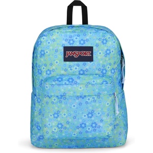 image:imageJanSport SuperBreak One Backpack  Durable Lightweight Bookbag with 1 Main Compartment Front Utility Pocket with Builtin Organizer  Premium Backpack Faded Floral Fresh MintBaby Blossom Blue