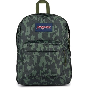 image:imageJanSport SuperBreak One Backpack  Durable Lightweight Bookbag with 1 Main Compartment Front Utility Pocket with Builtin Organizer  Premium Backpack Faded Floral Fresh MintCamo Illusion
