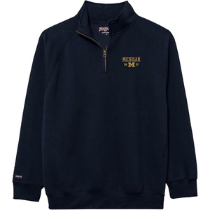 image:imageJanSport Unisex Adult NCAA Officially Licensed Rival Long Sleeve StandUp Collar Quarter Zip SweatshirtMichigan Wolverines