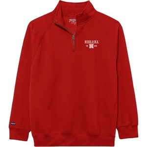 image:imageJanSport Unisex Adult NCAA Officially Licensed Rival Long Sleeve StandUp Collar Quarter Zip SweatshirtNebraska Cornhuskers