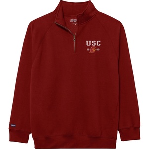 image:imageJanSport Unisex Adult NCAA Officially Licensed Rival Long Sleeve StandUp Collar Quarter Zip SweatshirtUSC Trojans
