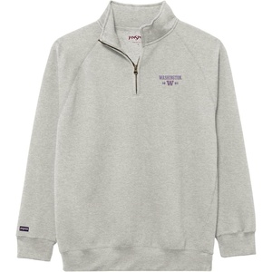 image:imageJanSport Unisex Adult NCAA Officially Licensed Rival Long Sleeve StandUp Collar Quarter Zip SweatshirtWashington Huskies