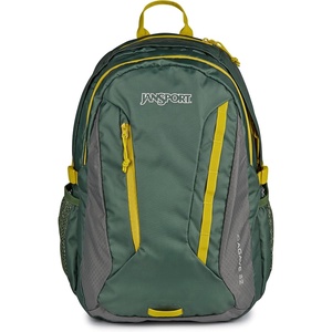 image:imageJanSport Womens Agave Backpack  15inch Laptop Bag BlackCargo Green