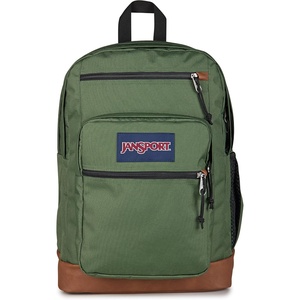image:imageJansport JS0A2SDD7S1 Cool Student Laptop Backpack Coconut 15 inches  Ergonomic Straps Waterbottle Pocket Campus Weekender Travel RucksackCargo Green
