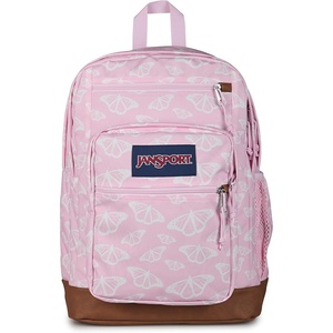 image:imageJansport JS0A2SDD7S1 Cool Student Laptop Backpack Coconut 15 inches  Ergonomic Straps Waterbottle Pocket Campus Weekender Travel RucksackFlutter By Pink Ice