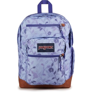 image:imageJansport JS0A2SDD7S1 Cool Student Laptop Backpack Coconut 15 inches  Ergonomic Straps Waterbottle Pocket Campus Weekender Travel RucksackLines  Vines
